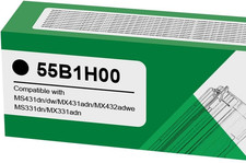 55B1H00 Black High Yield Toner Cartridge Replacement for Lexmark Printers