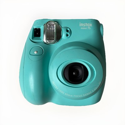 Fujifilm Instax Mini 7S Instant Camera Seafoam Green Teal Tested Working