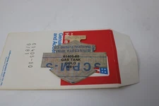 61405-80 NEW OEM HARLEY-DAVIDSON  XL AMF FXW FX FXB BLACK GOLD GAS TANK DECAL