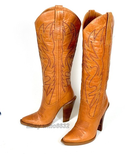 Jessica Simpson Alan Cowboy Cowgirl Boots - Women's 8.5B Excellent Condition - Picture 8 of 21