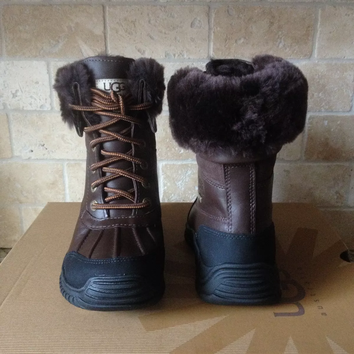 Ugg adirondack ii store waterproof leather boot