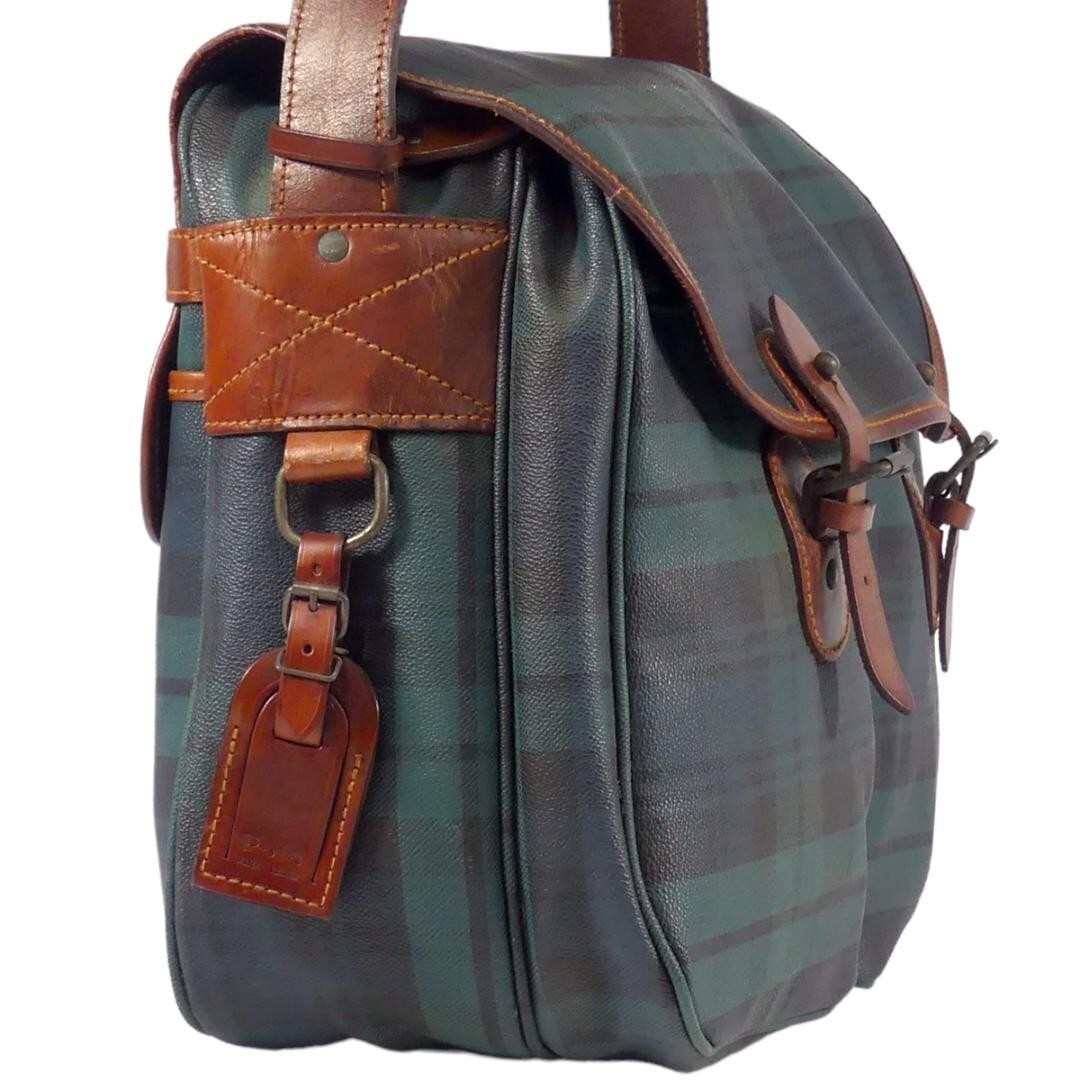 ぬらちお　polo Ralph Lauren messenger bag Polo Ralph Lauren Men's Bag Green Satchel Messenger