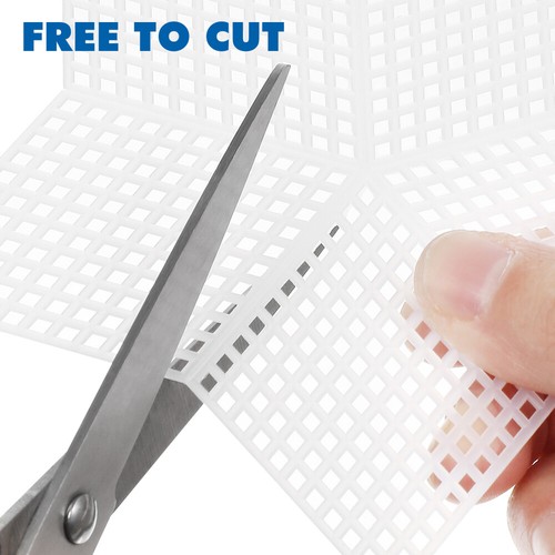 10 Pcs Foam Grid Sheet Canvas for Plastic Bag White Mesh Sheets Travel