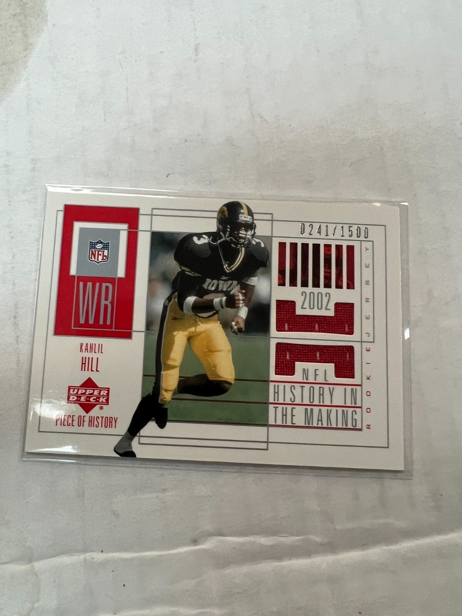 Kahlil Hill 2002 Upper Deck Piece Of History Jersey #151 #0241