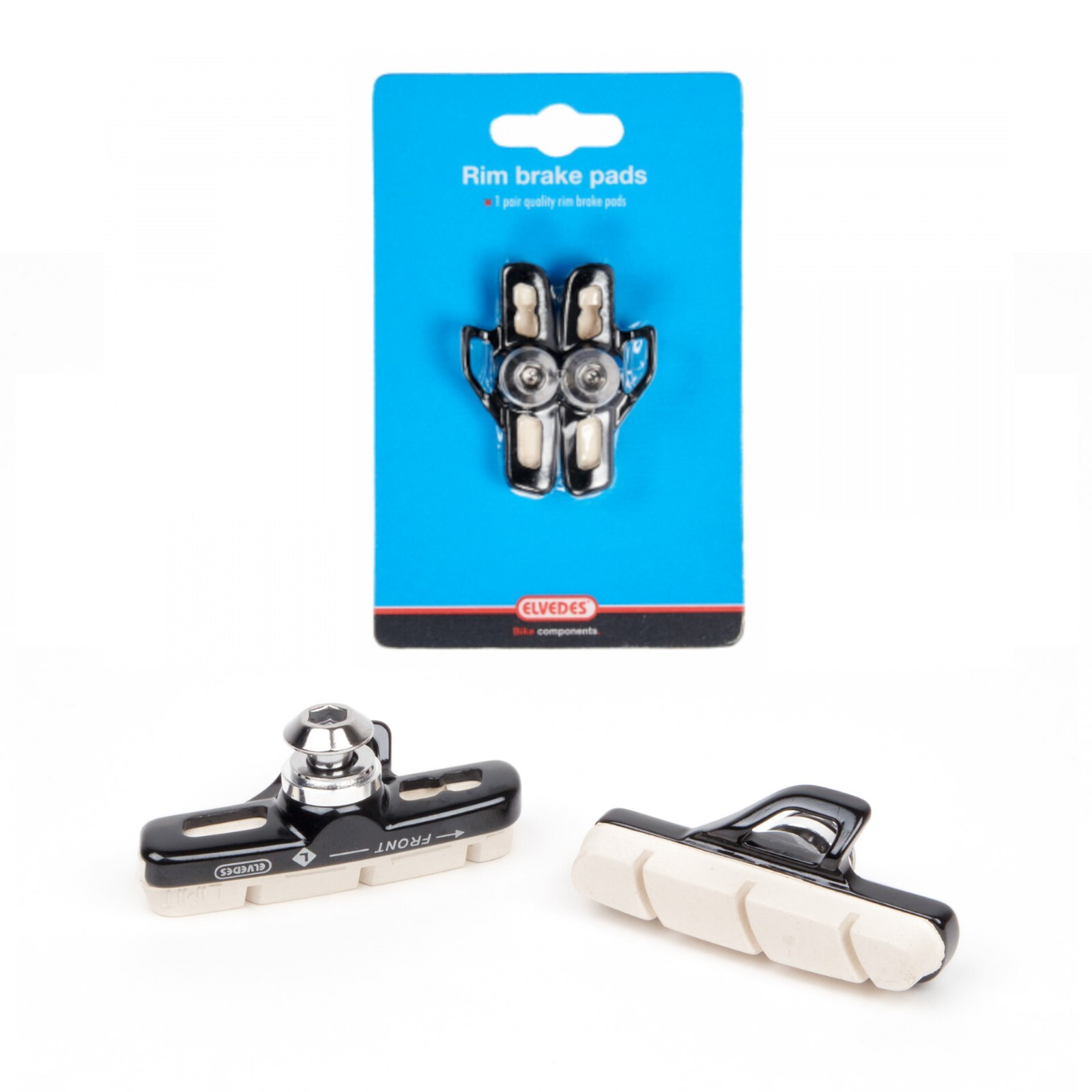 Alu Cartridge Rim Brake Pads White New