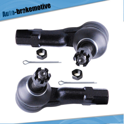 2Pcs Front Outer Tie Rod Ends Kit For Ford Probe & Mazda 626 Protege Suspension
