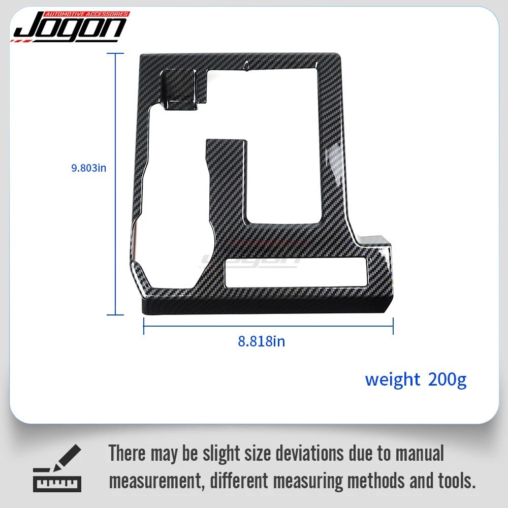 For Toyota Tacoma TRD 2024 2025 Carbon Fiber ABS Gear Shift Box Panel Trim Cover - 第 6 张/共 16 张