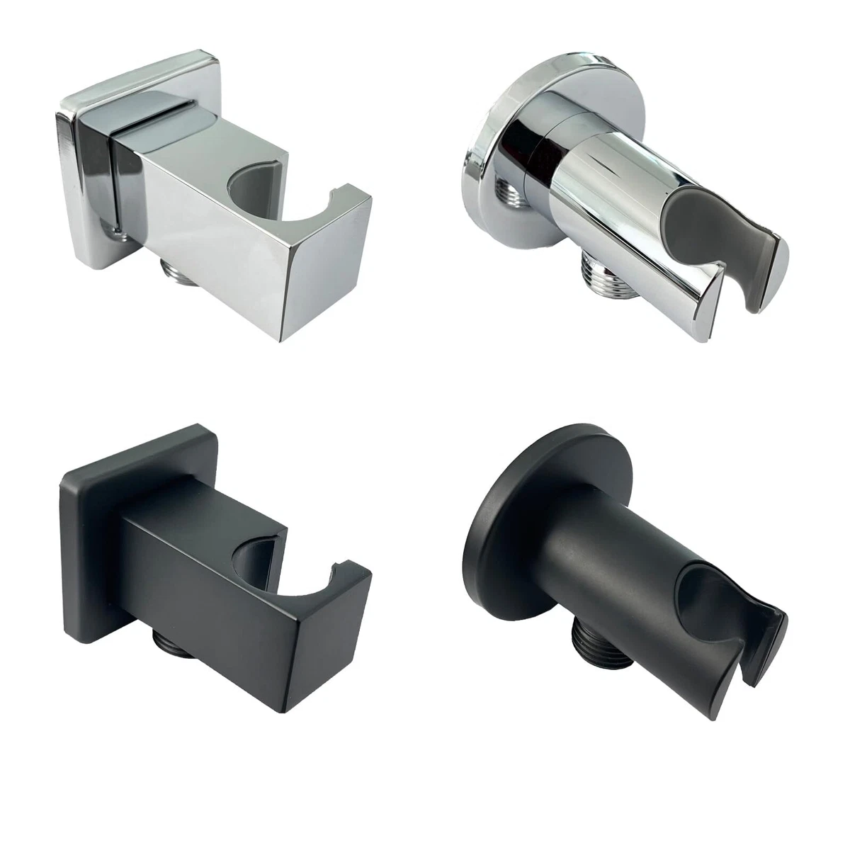 Supporto Per Soffione Doccia Da Bagno, Morsetto Per Doccia Regolabile Cromato 86966955 - Foto 14