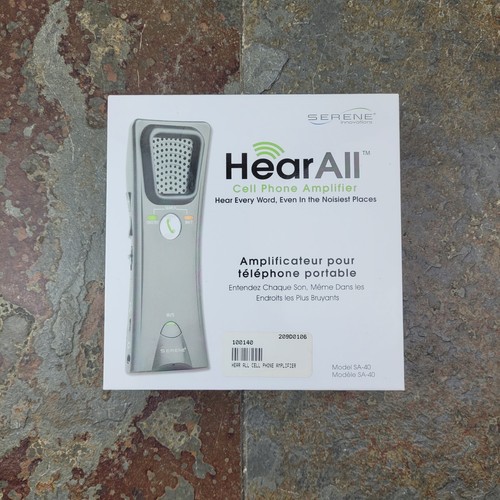 Serene Innovations HearAll Cell Phone Amplifier SA40 eBay