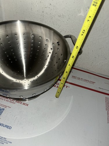 ALL-CLAD Classic Stainless Steel 5 Quart Large Colander Strainer 10.5” X 6.5” - 第 7/8 張圖片