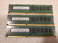  3x Samsung - 2gb - PC3-10600R DDR3 DIMM - Memory Ram - Desktop PC