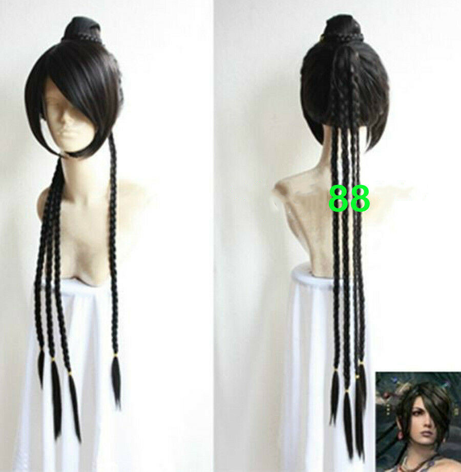 Final Fantasy Lulu Cosplay Wig Animation Cos Wig Hair