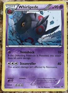Pokémon TCG Whirlipede BW - Emerging Powers 39/98 Regular Uncommon