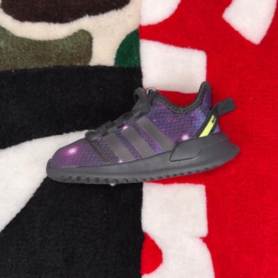 Size 6K - adidas originals U_Path Run 'Black Purple' (TD) *WORN*