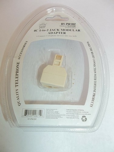 4C 1 to 2 JACK MODULAR ADAPTER - Picture 2 of 2