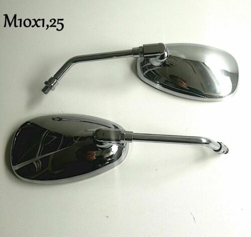 Specchietti Retrovisori M10x1,25 CROMATI per SUZUKI M 1800 R 2006-2012 - Photo 1/3