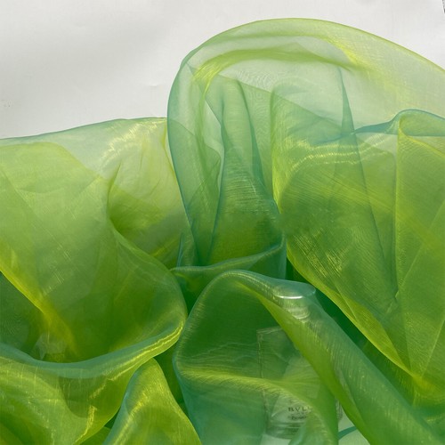 Shiny Colorful Gradient Organza Fabric Transparent Flash Iridescent Gauze Fabric - Picture 37 of 40