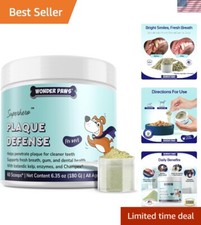 Dental Care Powder for Dogs Easy Plaque Remover Fresh Breath Solution