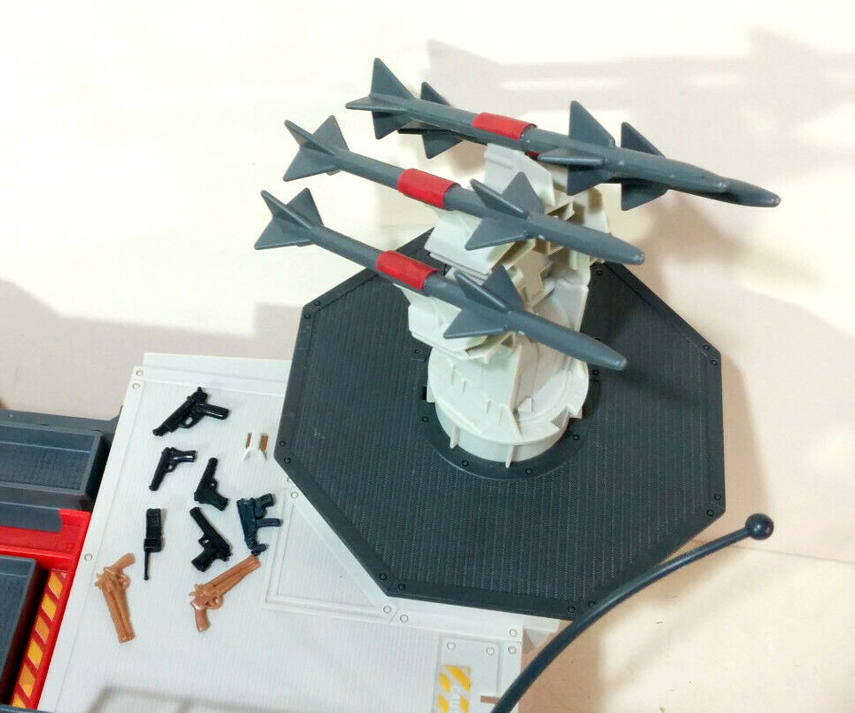 GI Joe Playset plate-forme de combat tactique bombe missile 1985 pièce d'origine