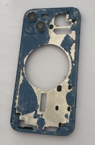 Original Apple iPhone 13 Gehäuse Rahmen Glasbruch Für Refurbisch Blau Blue Azul
