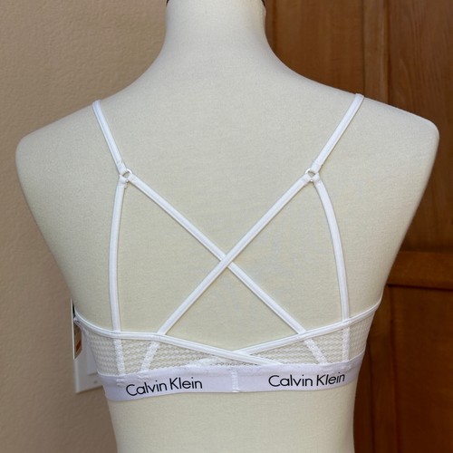 Calvin Klein CK One Micro Bralette QF1323 Weiß Large - Bild 3 von 11
