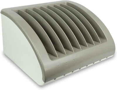 Pochar 8-Device Universal AC Laptop Charging Station for Multiple Laptops - Chro