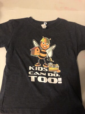 rabbit skins kids can do Too T-shirt Size 2T, Gray Unisex Boys | eBay