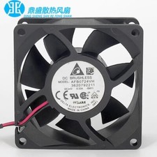 Delta AFB0724VH 7025 24V 0.33A 7CM 2-Wire Inverter Cooling Fan