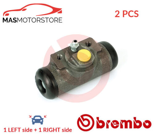 DRUM WHEEL BRAKE CYLINDER PAIR BREMBO A 12 371 2PCS P FOR CHRYSLER - Picture 1 of 5