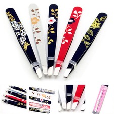 Professional Eyebrow tweezers Hair Beauty Slanted Stainless Steel Tweeze- 