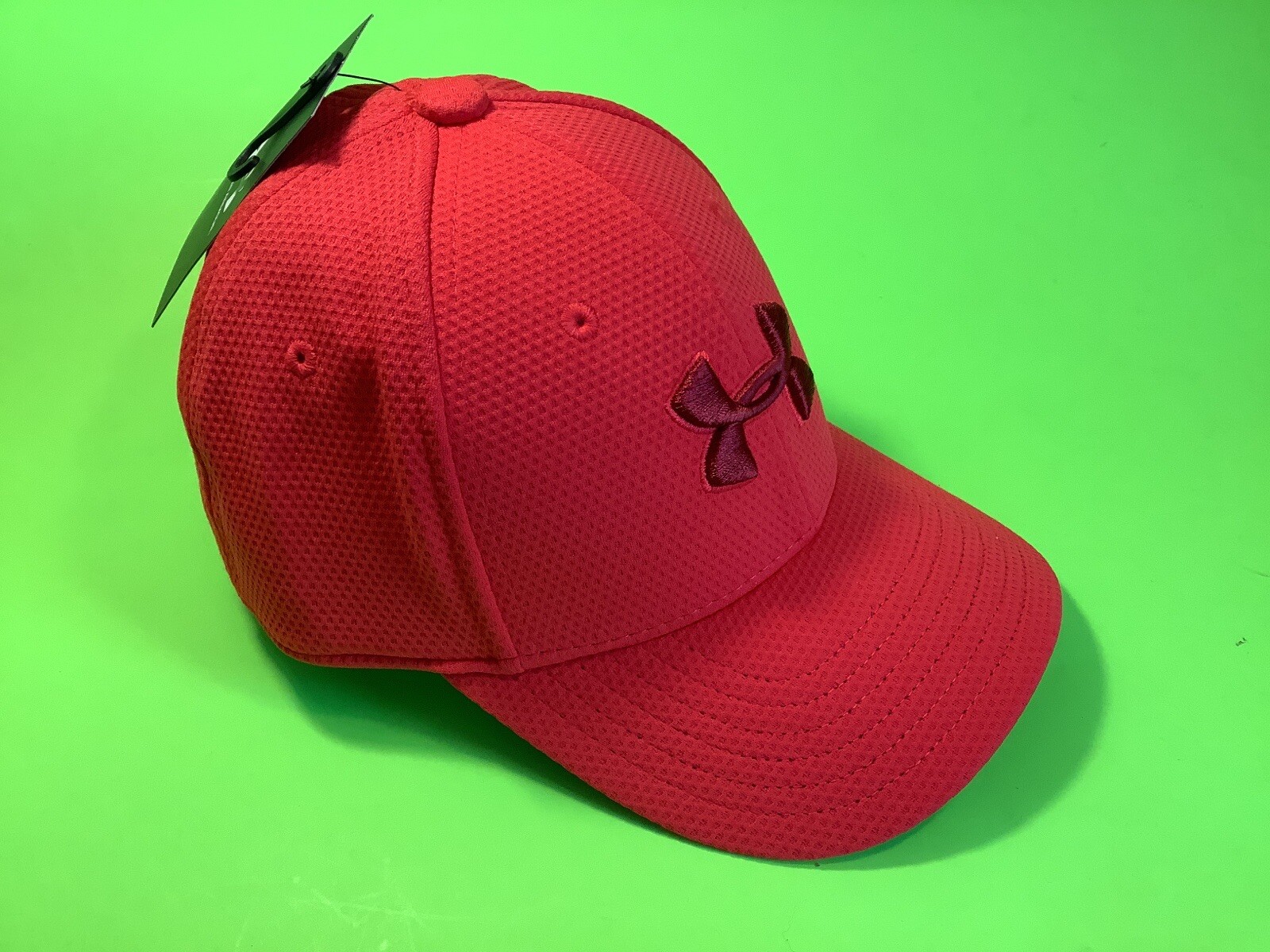 UNDER ARMOUR Men’s UA Classic Fit Hat Size S/M Red w/Dark Red NEW thumbnail 4