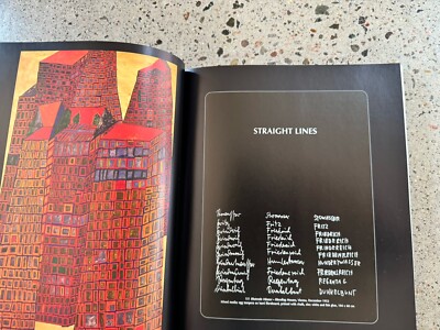 アート・デザイン・音楽 HUNDERT WASSER    HARRY BAND Hundertwasser by Harry Rand Vintage 1991 Trade Large Paper