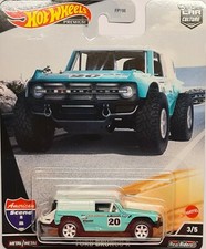 Hot Wheels Premium Ford Bronco R scena americana CULTURA AUTO