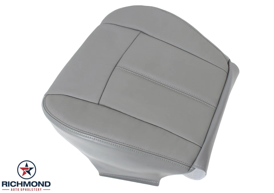 Cubierta de asiento de cuero gris de repuesto inferior del lado del conductor gris para Chrysler Sebring 2007 Foto 4 de 4