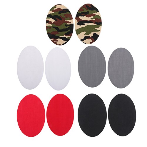 Zeagro Ellenbogen-/Knieflicken Wildleder - 1 Paar Oval 14x9cm Zum Aufnähen