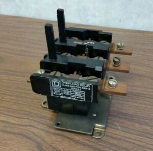 Square D Thermal Overload Chart