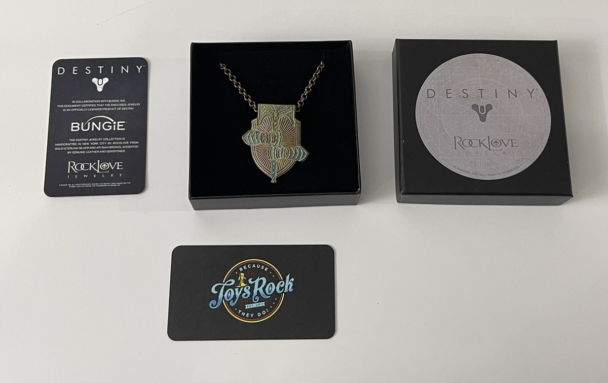 🔥Destiny Iron Lord Sigil Pendant Rocklove Necklace Bungie