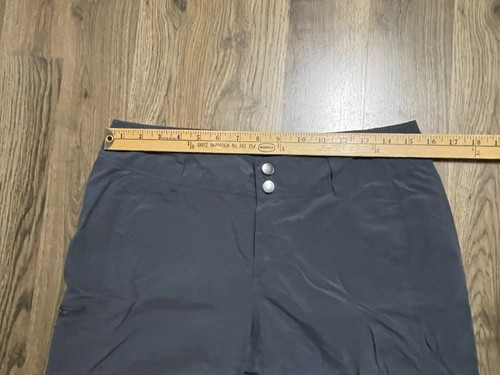 ExOfficio Pants, Women's 6, Black, Convertible in to shorts, Knee Insect Shield - Picture 7 of 14