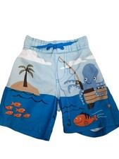 Gymboree Under the Sea Ocean Swim Trunks 6M - 12M Boys