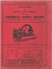 Crossley Diesel Engine - Type HD, HH & O Operators Manual