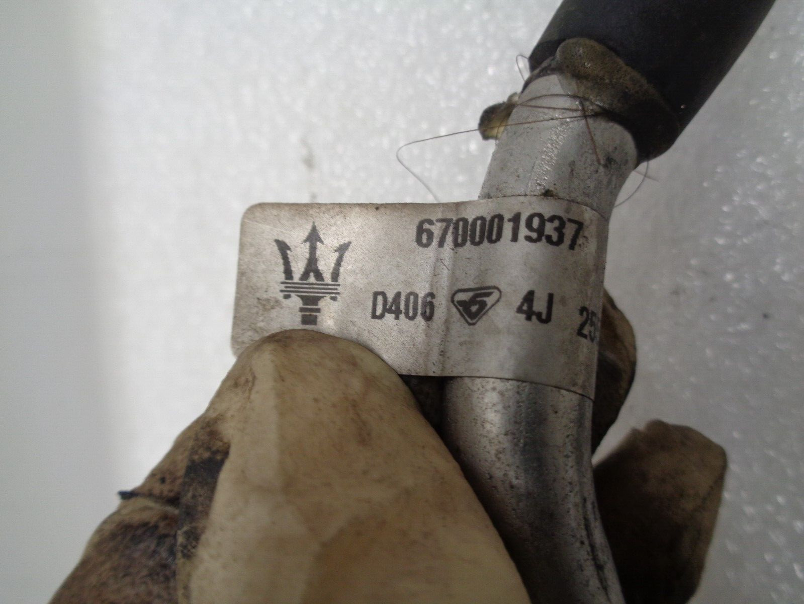 14-17 Maserati Ghibli Air Conditioning Condenser Hose Pipe Line OEM AK2402126