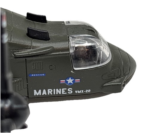 Toysmith US Marines MV 8160 aereo aereo verde tira indietro luci e suoni - Foto 5 di 13