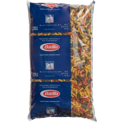 Barilla 10 lb. Tri-Color Rotini Pasta