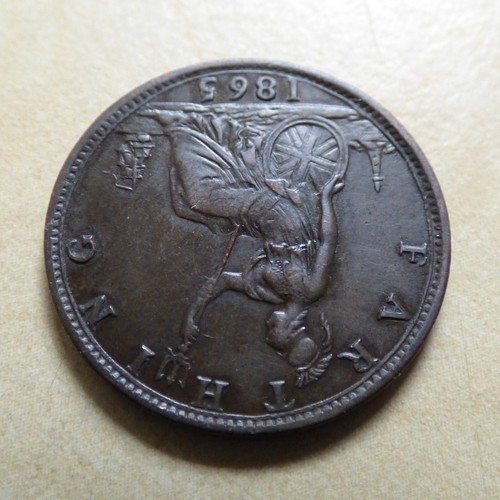 Victoria Farthing 1865/2 Better Grade (myrefn15228B) - Picture 4 of 6