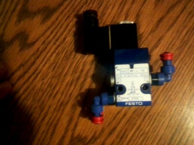 *NICE* ........  FESTO 4612 MF-4-1/8 220V 5W MSFW AIR SOLENOID VALVE 116PSI 8BAR