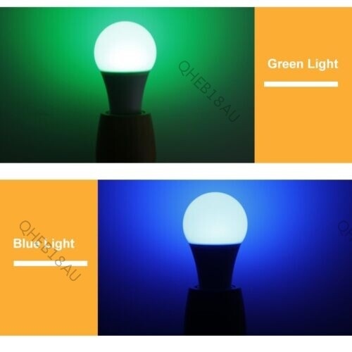 E27 RGB Magic Light LED Lamp Bulb with Wireless Remote Control 16 Color 25H - Picture 8 of 17