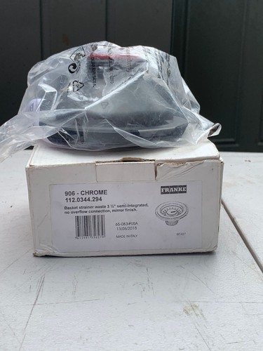 Franke Basket Strainer 906.0377.294  3 1/2" - Picture 1 of 2