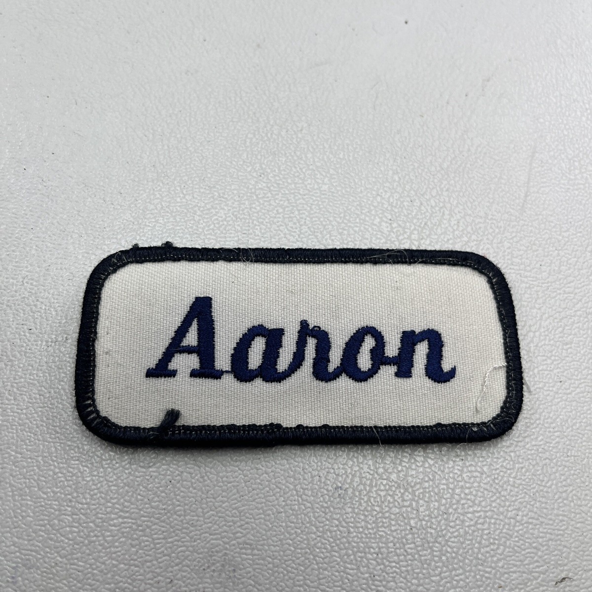 Aaron様 Vtg Cursive Name AARON Patch (Uniform Workwear Name ID) B049 | eBay