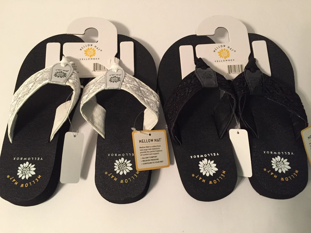 White sequin flip sales flops