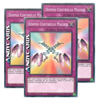 3x DOUBLE MAGIC CONTROL (Double Magical Arm Bind)   Common   DLCS IT066   1Ed